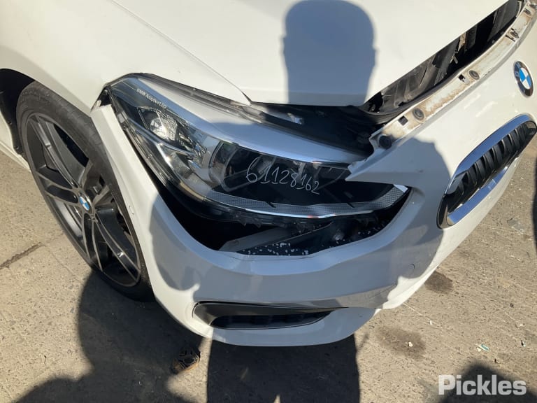 2017 BMW 1 SERIES F20, HATCH, M SPORT, W/ PARK SENSOR & PARK ASSIST TYPE, 03/15-04/19 51128067800 REAR BUMPER