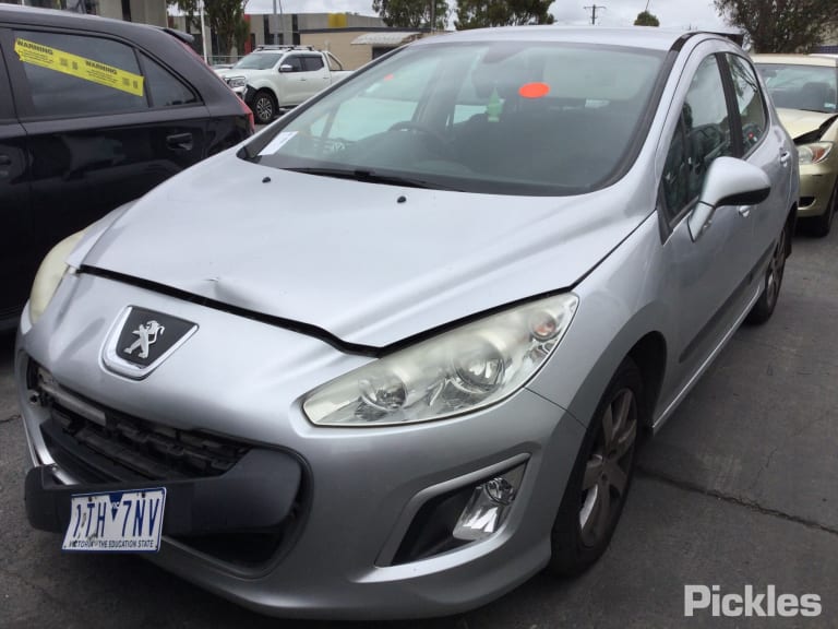 2012 PEUGEOT 308 T7, HATCH/WAGON, MANUAL FOLDING, 2 PLUG TYPE, 09/07-12/13 8153NC RIGHT DOOR MIRROR