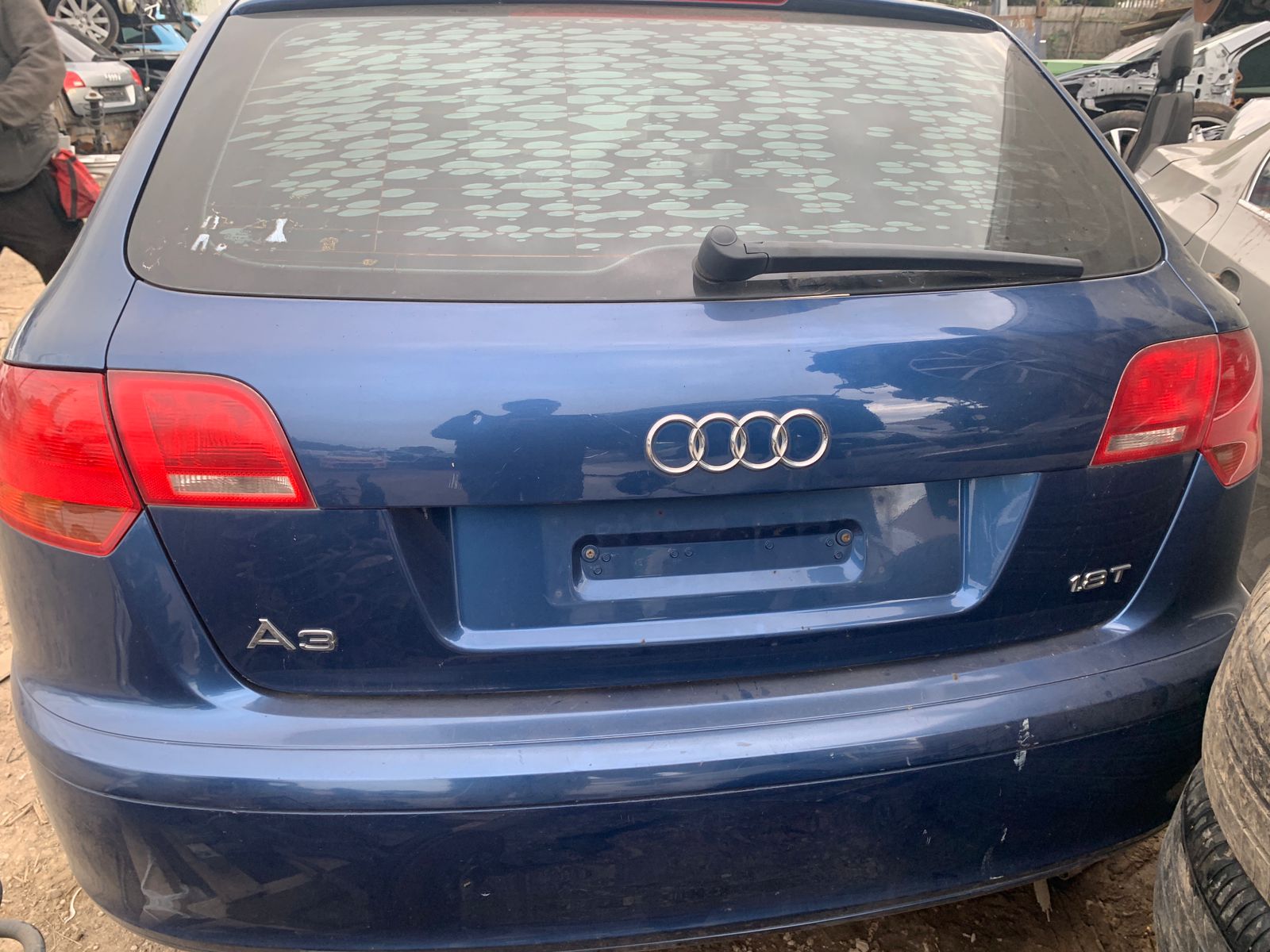 2007 AUDI A3 A3, 8P, 5DR HATCH, SPORTS, NON PARK SENSORS TYPE, 02/05-07/08 8P4807303 REAR BUMPER