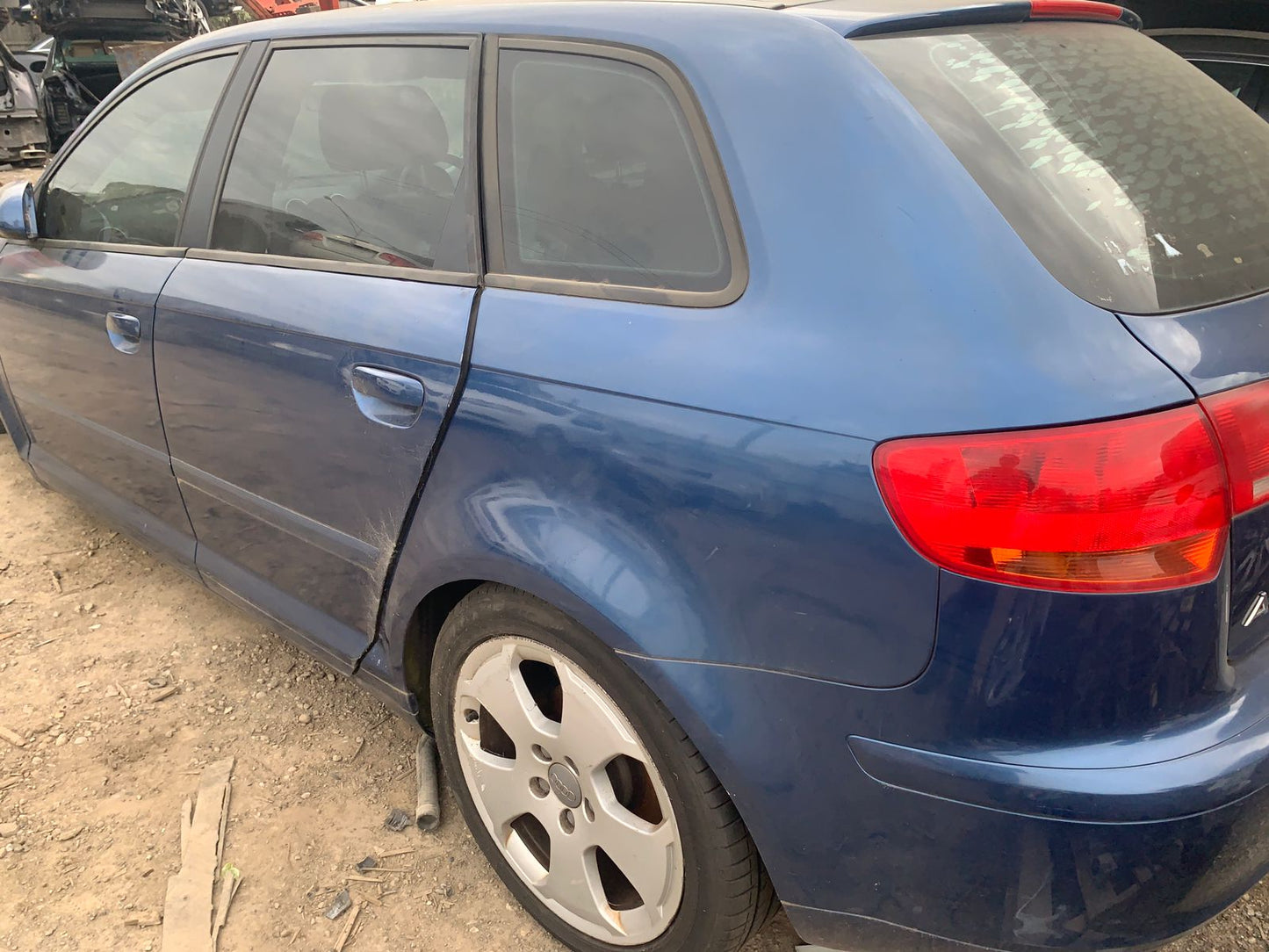 2007 AUDI A3 A3, 8P, 5DR HATCH, SPORTS, NON PARK SENSORS TYPE, 02/05-07/08 8P4807303 REAR BUMPER