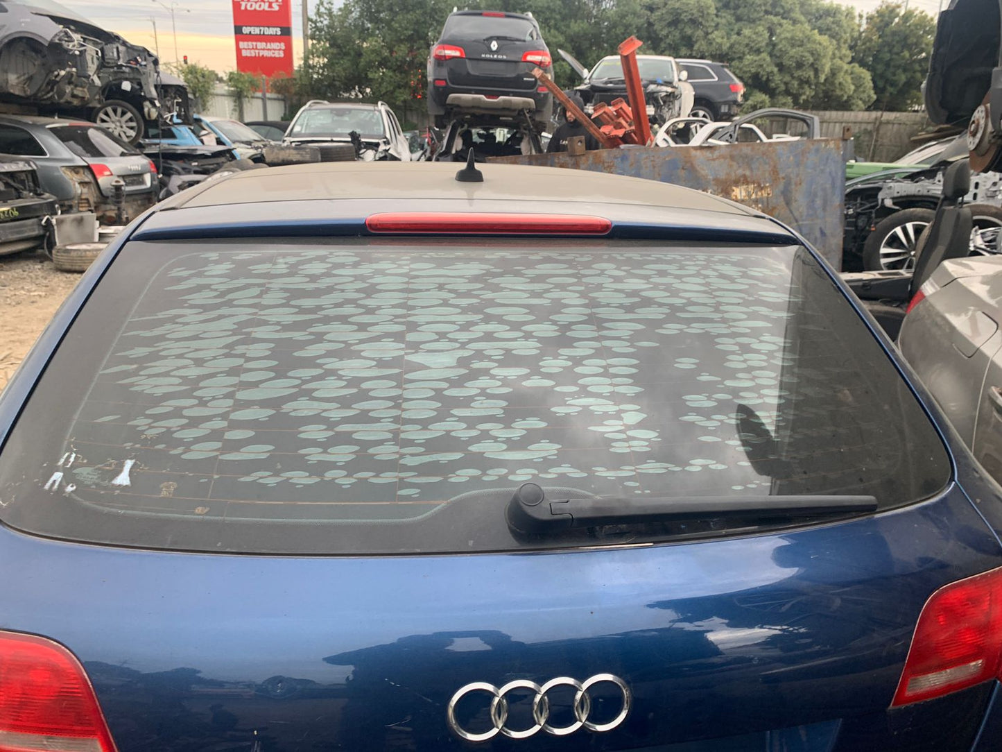 2007 AUDI A3 A3, 8P, 5DR HATCH, SPORTS, NON PARK SENSORS TYPE, 02/05-07/08 8P4807303 REAR BUMPER