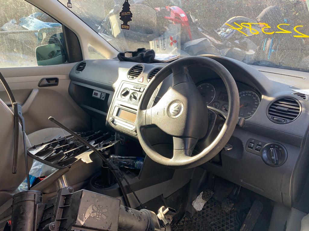 2007 VOLKSWAGEN CADDY 2K, COLOUR CODED, NON PARK SENSOR TYPE, 12/04-08/10 2K0807417H REAR BUMPER