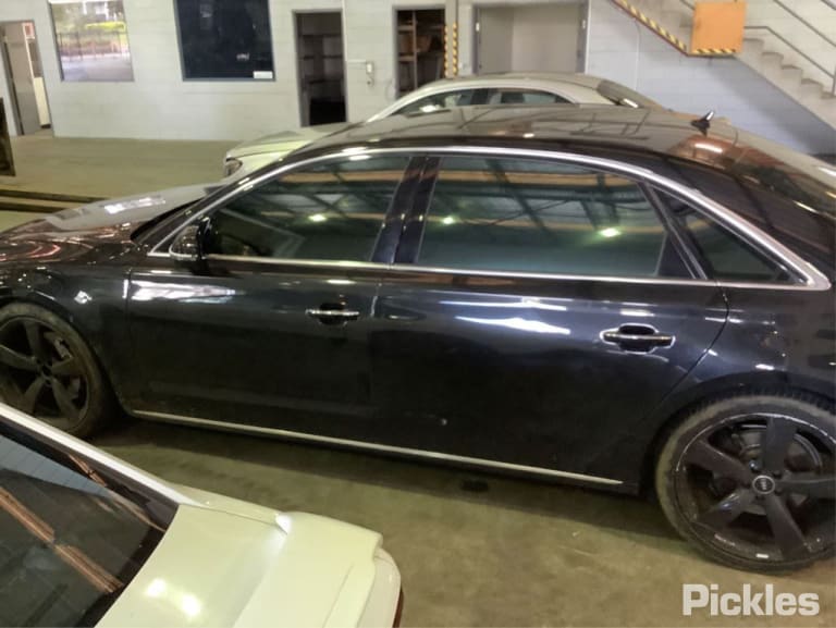2015 AUDI A8 D4, 08/10-06/17 4H0419091AE STEERING WHEEL