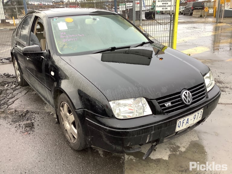 2000 VOLKSWAGEN BORA 1J, AUST TYPE, W/O FOGLAMP, 12/99-12/05 1J5941017BF LEFT HEADLAMP