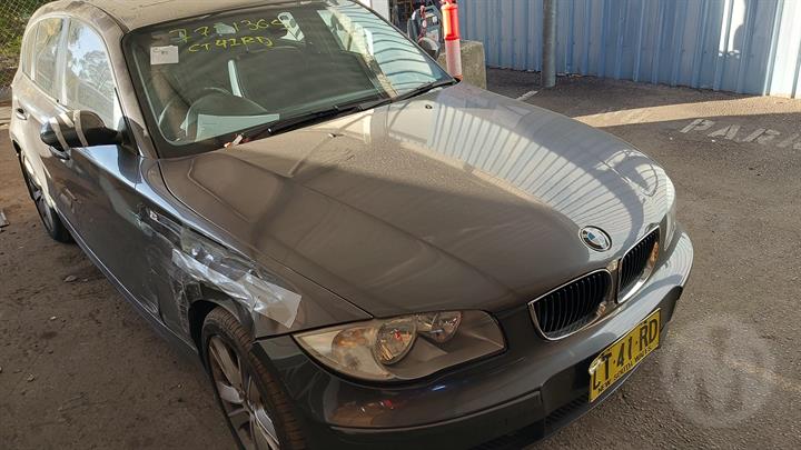 2005 BMW 1 SERIES E87, HATCH, 10/04-01/07 63126924488 RIGHT HEADLAMP