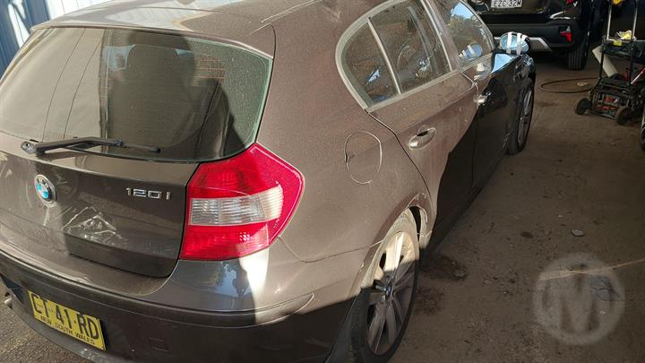 2005 BMW 1 SERIES E87, HATCH, STANDARD, NON PARK SENSOR TYPE, 10/04-01/07 51120032630 REAR BUMPER