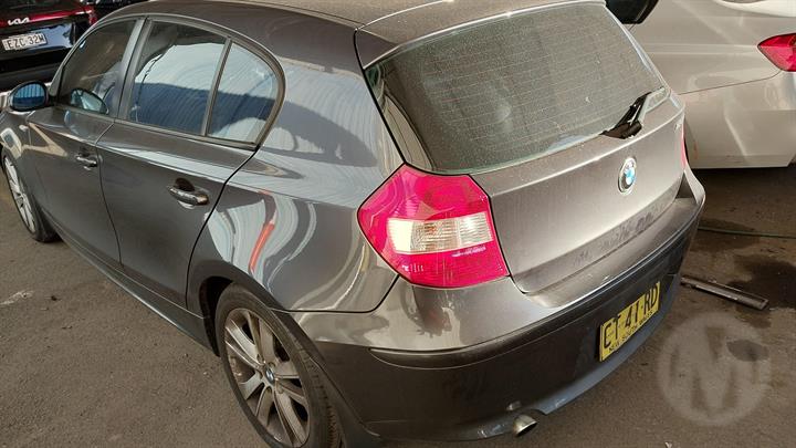 2005 BMW 1 SERIES E87, HATCH, STANDARD, NON PARK SENSOR TYPE, 10/04-01/07 51120032630 REAR BUMPER
