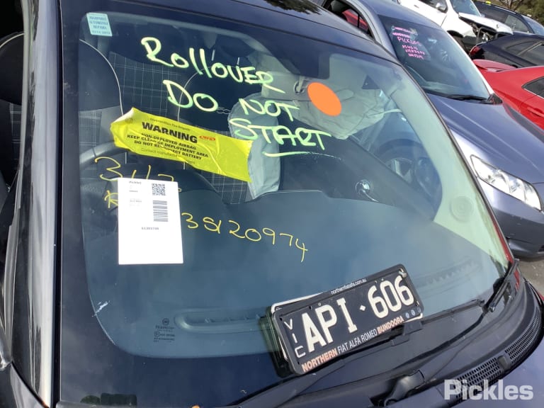 2017 FIAT 500 ELECT ADJ, HEATED, BLACK TYPE, NON 500E, 10/15- 735655747 LEFT DOOR MIRROR