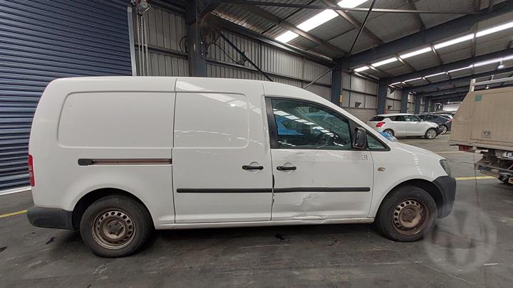 2011 VOLKSWAGEN CADDY 2K, POWER, TEXTURED, 12/04-06/15 2K6857508Q RIGHT DOOR MIRROR