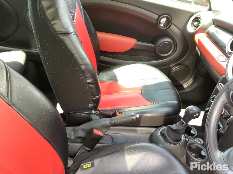 2011 MINI COOPER STEERING WHEEL, R55/R56/R57, SPORTS TYPE, 10/10-05/15 32306791372 RIGHT AIRBAG