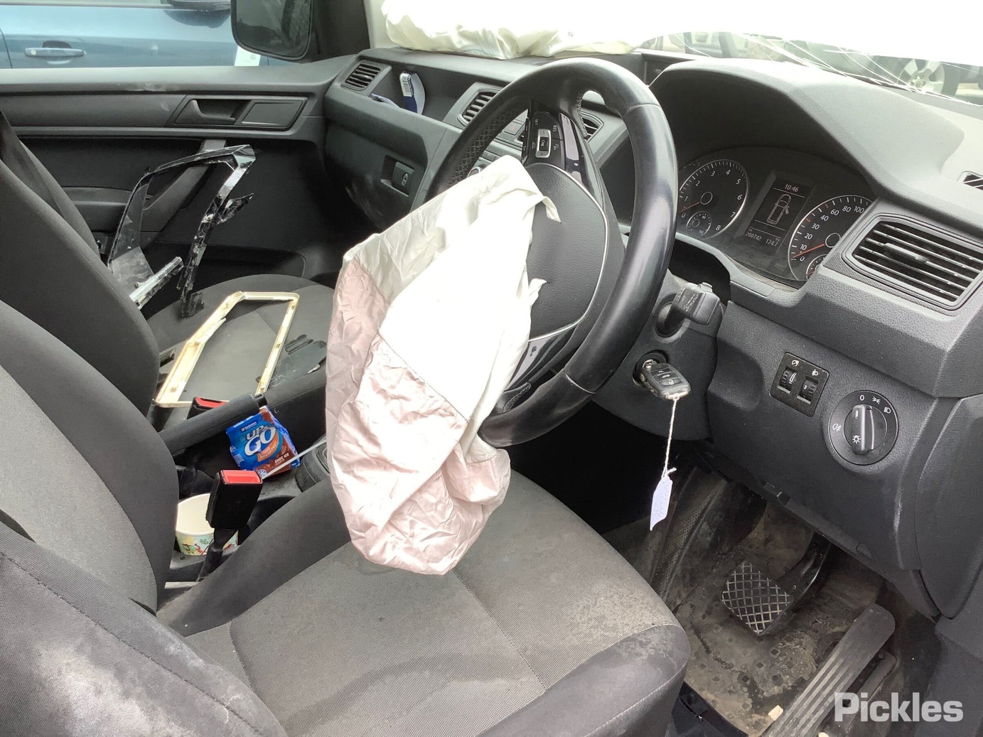 2017 VOLKSWAGEN CADDY RIGHT BARN DOOR LOCK, UPPER, 2KN, 07/15-02/21 7E0827162A DOOR BOOT GATE LOCK