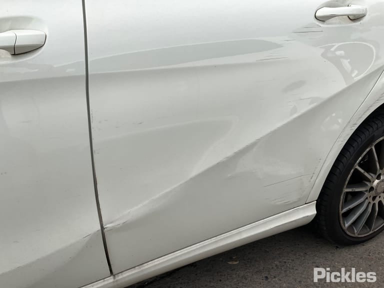 2014 MERCEDES B CLASS RH REAR, SEAT BELT ONLY, W246, 12/11-01/15 A2468602885 SEAT BELT STALK