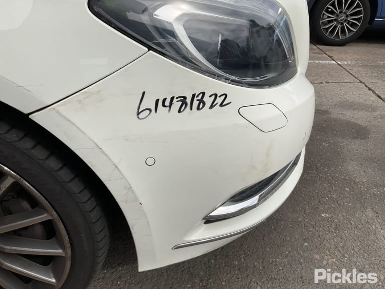 2014 MERCEDES B CLASS LH REAR, SEAT BELT ONLY, W246, 12/11-01/15 A2468602785 SEAT BELT STALK