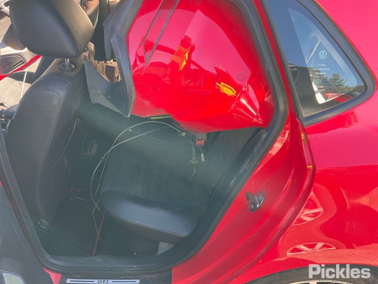 2016 VOLKSWAGEN POLO 6R, HEATED TYPE, 05/14-09/17 6C2857508B RIGHT DOOR MIRROR