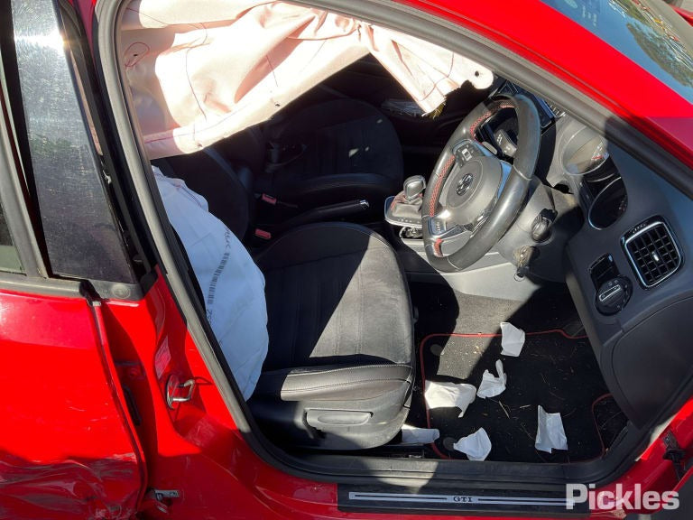 2016 VOLKSWAGEN POLO 6R, HEATED TYPE, 05/14-09/17 6C2857508B RIGHT DOOR MIRROR
