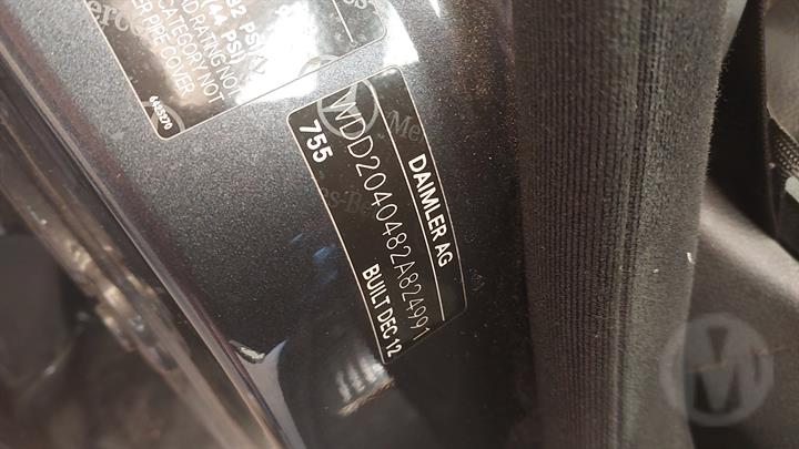 2013 MERCEDES C CLASS RIGHT REAR DOOR LOCK, W204/S204, W/ KEYLESS ENTRY TYPE, 07/07-07/14 DOOR BOOT GATE LOCK