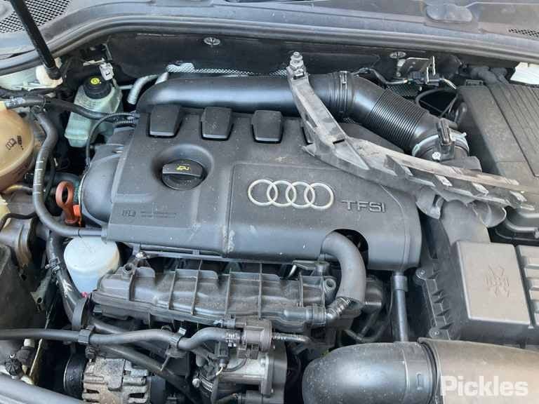 2010 AUDI A3 RH FRONT, SEAT BELT ONLY, 2DR CABRIO, BLACK, 8P, 07/08-04/13 SEAT BELT STALK