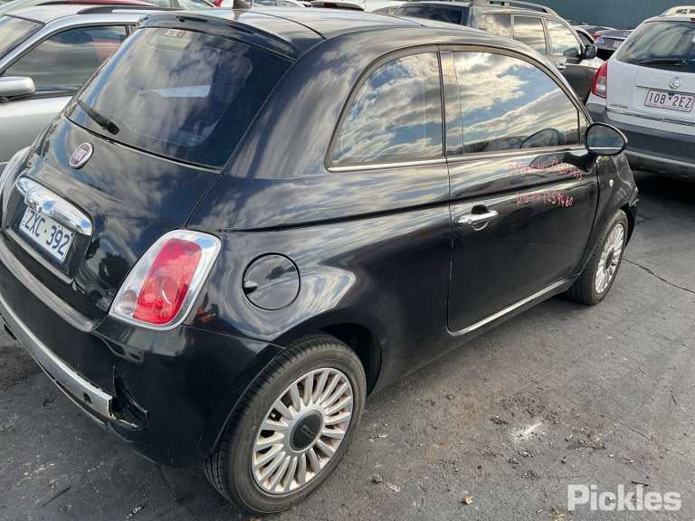 2013 FIAT 500 RH REAR, SEAT BELT ONLY, 03/08- SEAT BELT STALK