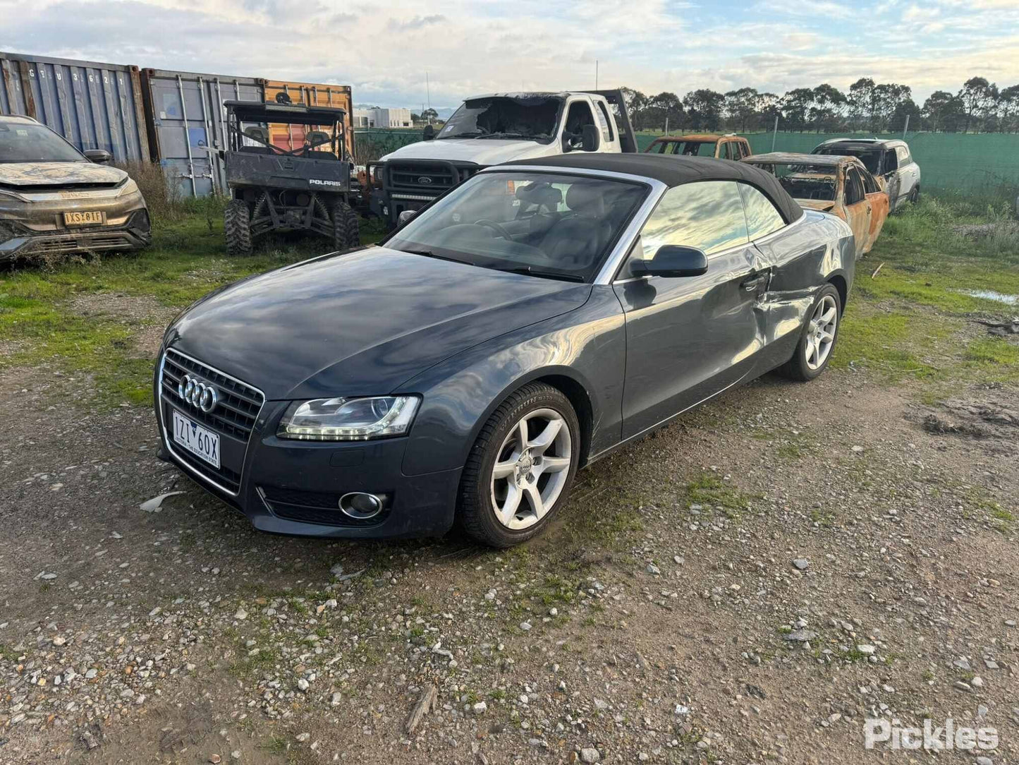 2010 AUDI A5/S5 LH REAR, SEAT BELT ONLY, 8F, CABRIO, 08/09-11/16 8F0857805/615975800 SEAT BELT STALK