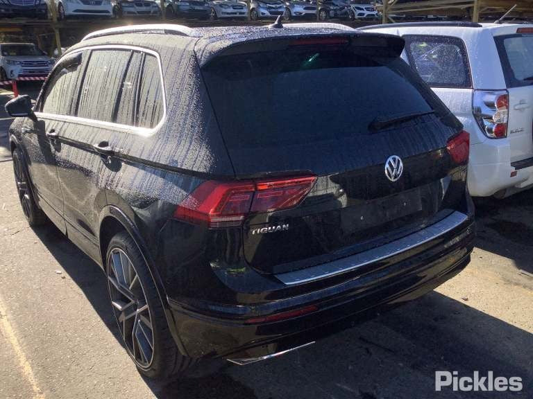 2019 VOLKSWAGEN TIGUAN 5NA, LH SIDE, BLACK, 06/16- 5TA857551D SUNVISOR