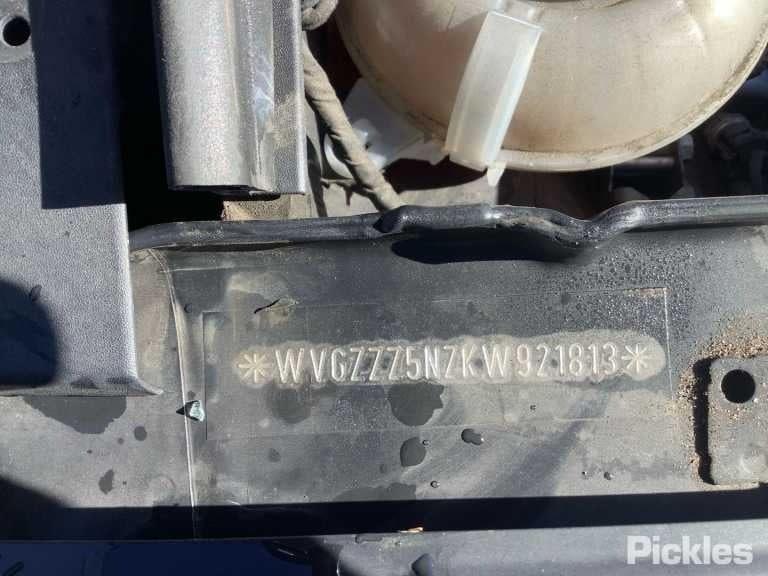 2019 VOLKSWAGEN TIGUAN 5NA, LH SIDE, BLACK, 06/16- 5TA857551D SUNVISOR