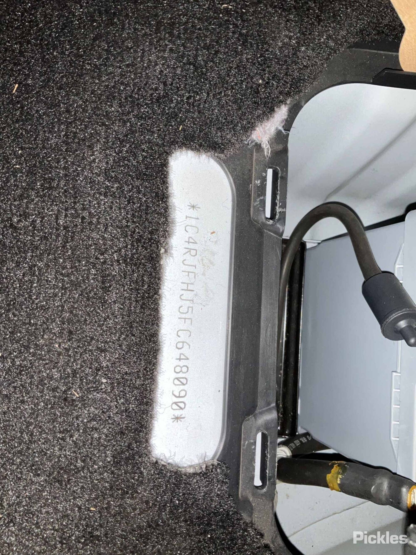 2015 JEEP GRANDCHEROKEE RH REAR, SEAT BELT ONLY, WK, 10/10-08/18 SEAT BELT STALK