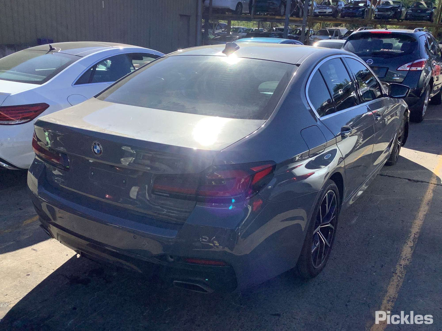2022 BMW 5 SERIES G30/G31, SEDAN/WAGON, BODY COLOURED, W/ LANE CHANGE, W/ AUTO DIP TYPE, 03/17-05/23 51167485260 RIGHT DOOR MIRROR