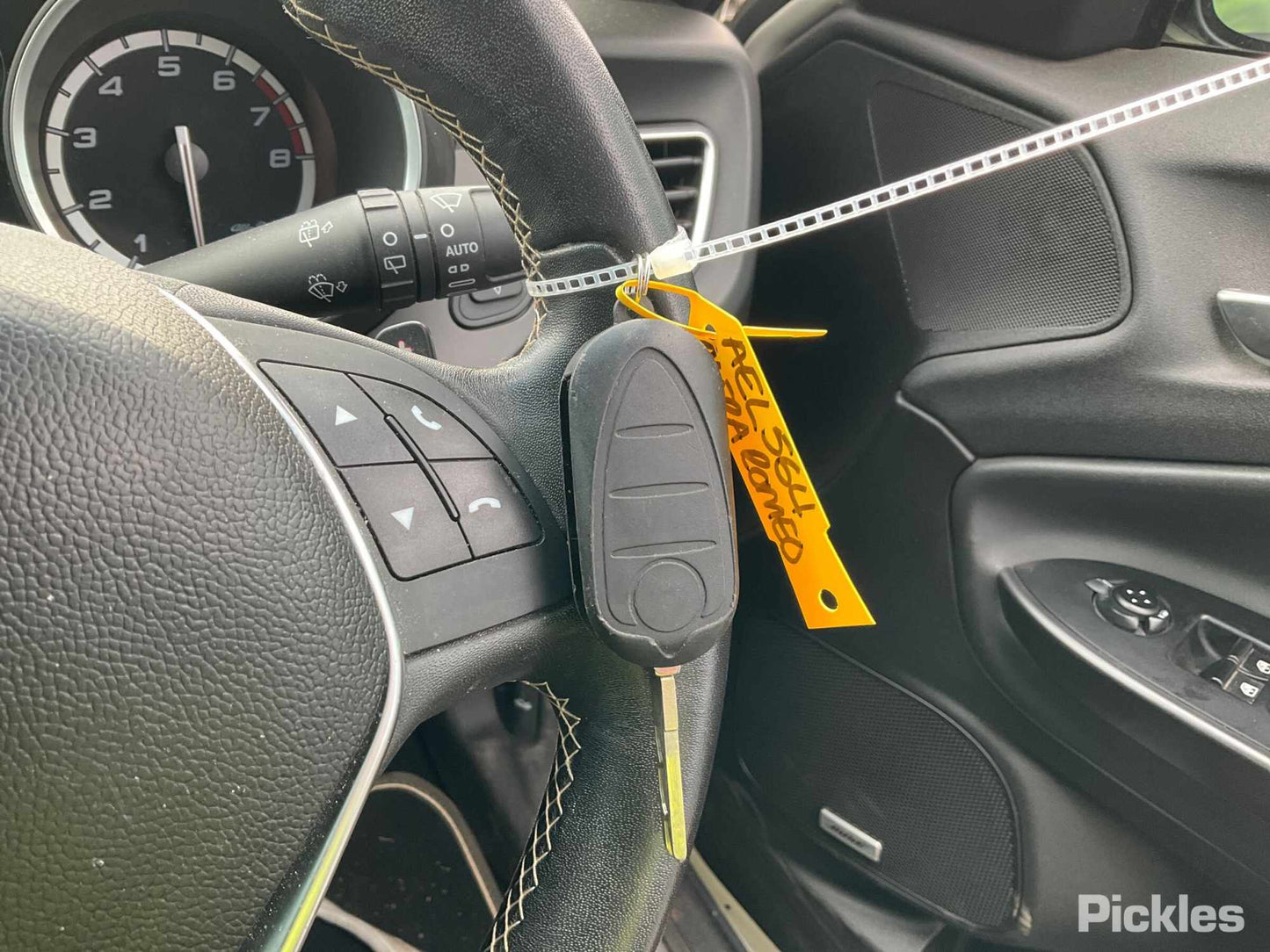 2016 ALFA ROMEO GIULIETTA LH REAR, SEAT BELT ONLY, 940 SERIES, 06/11- SEAT BELT STALK