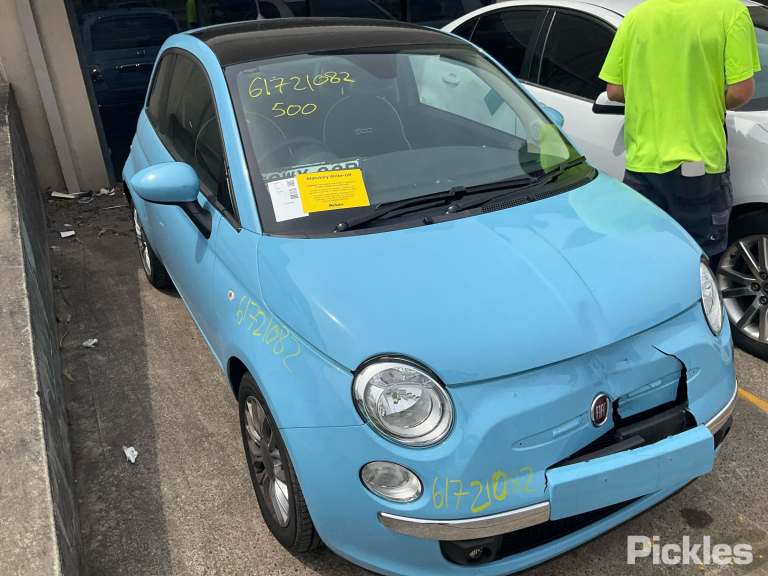 2014 FIAT 500 LH FRONT, ASSY (BELT AND STALK), 03/08- SEAT BELT STALK