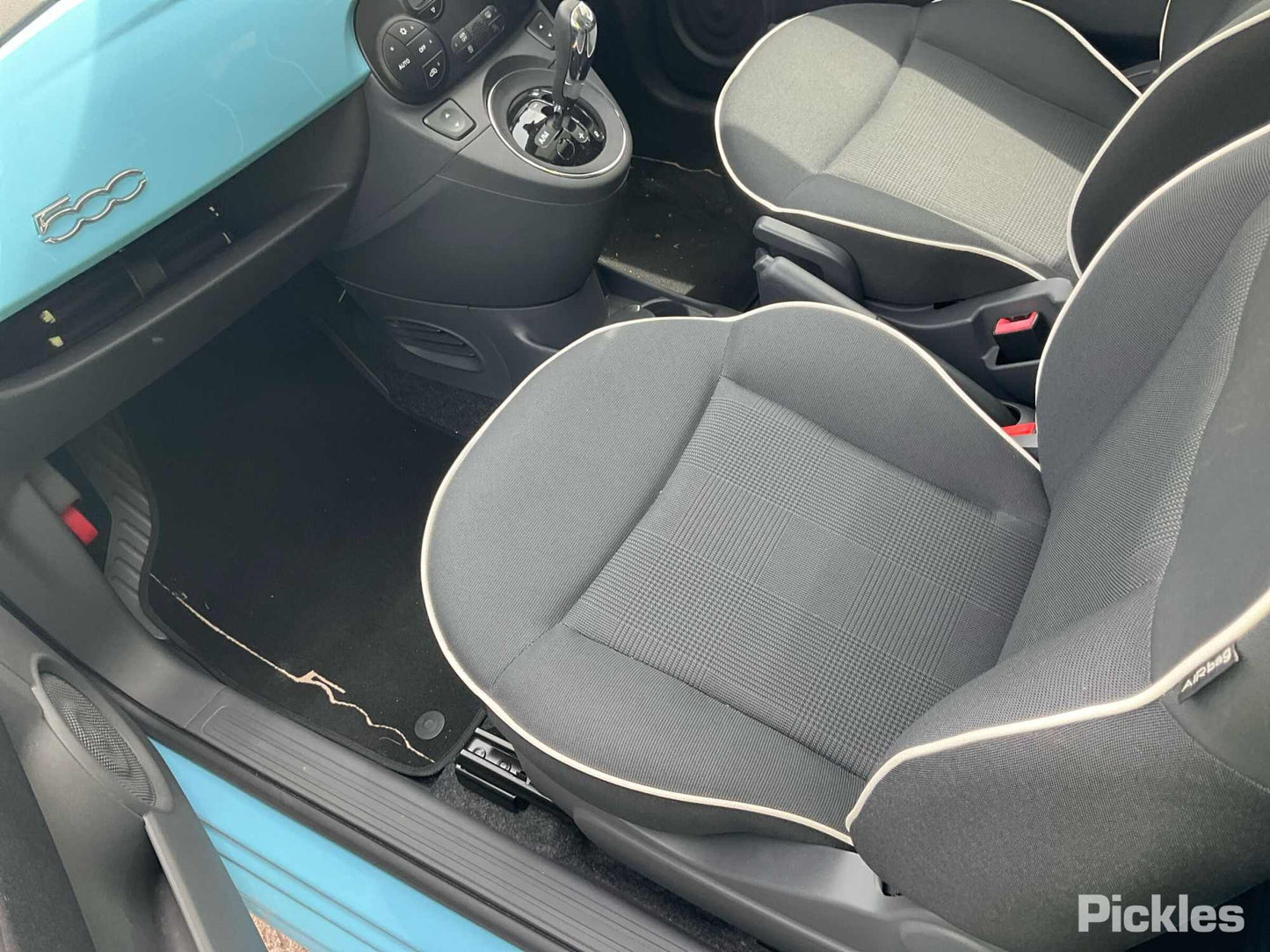 2014 FIAT 500 RH FRONT, OUTER, 03/08-09/15 DOOR HANDLE