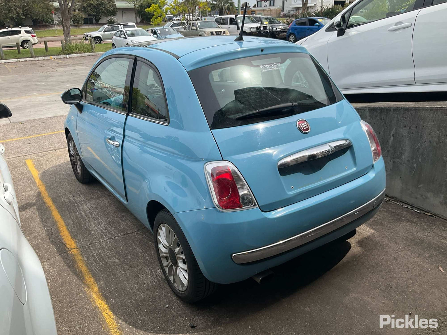 2014 FIAT 500 LH FRONT, ASSY (BELT AND STALK), 03/08- SEAT BELT STALK