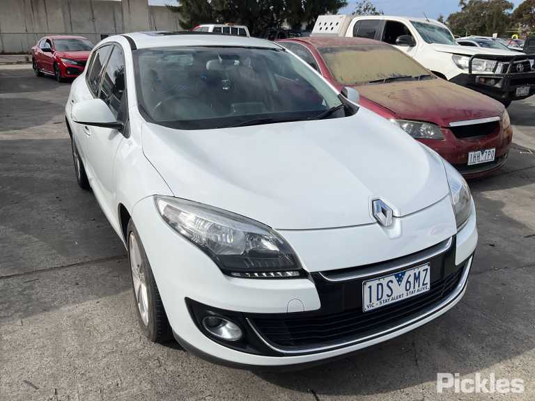 2012 RENAULT MEGANE X32/B95/X95, 5DR HATCH, SPORT EDITION, 09/10-06/13 260609764R  LEFT HEADLAMP