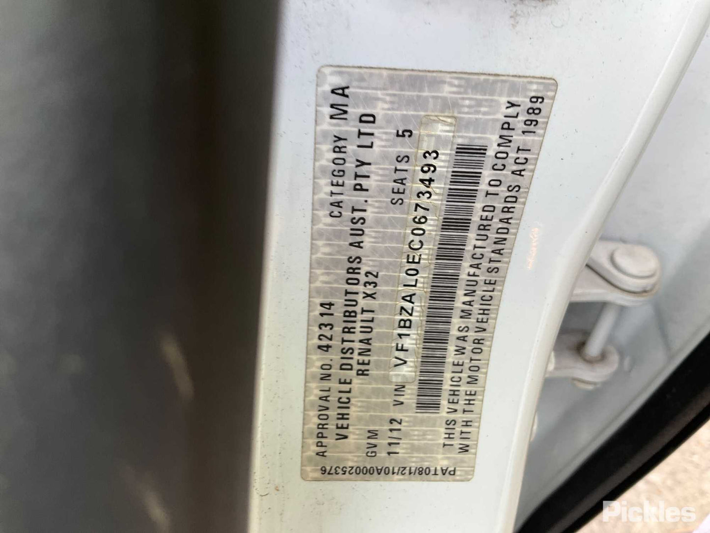 2012 RENAULT MEGANE AUTO, 1.5, K9K, DIESEL, TURBO, X32/K95, 09/11-05/16 214100068R  RADIATOR