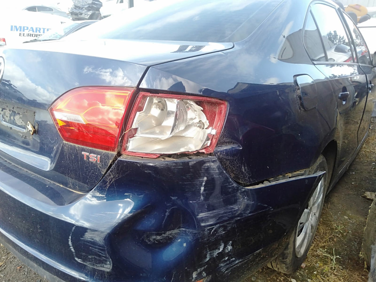 2013 VOLKSWAGEN JETTA 1B, HALOGEN, 02/11-12/17 5C8941005 LEFT HEADLAMP