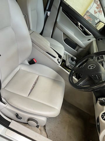 2009 MERCEDES C CLASS W204, SEDAN, 07/07-07/14 A2047302100 RIGHT REAR DOOR SLIDING