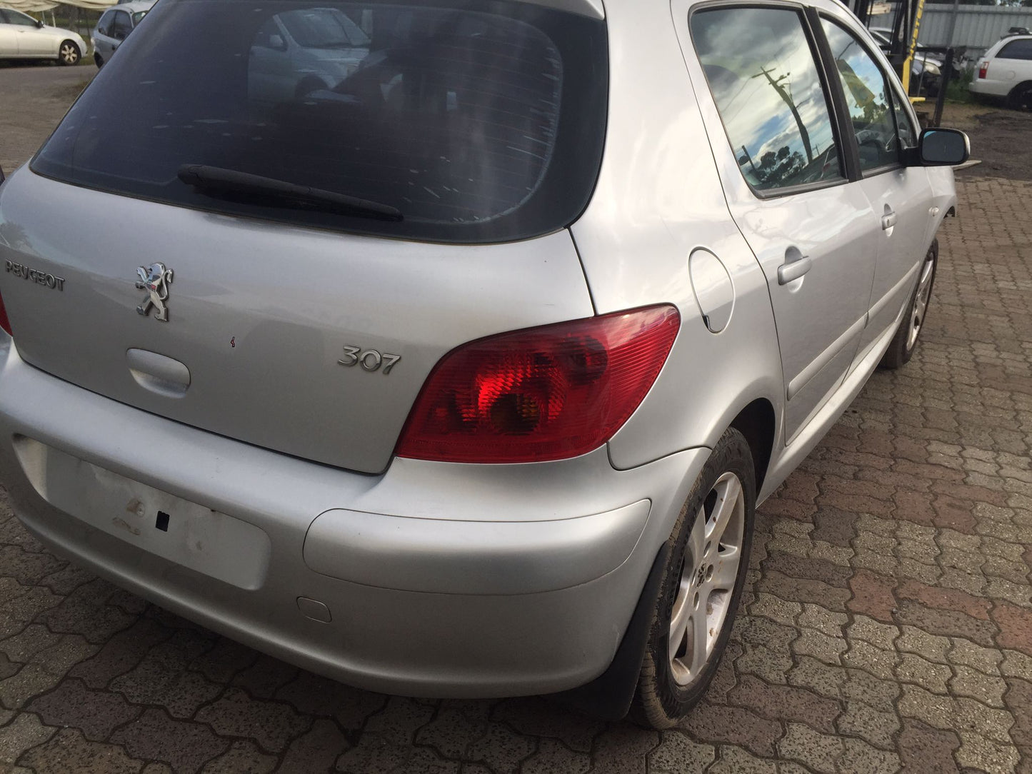 2004 PEUGEOT 307 RIGHT REAR DOOR LOCK, 5DR HATCH/WAGON, T5, 12/01-12/08 9138C0 DOOR BOOT GATE LOCK