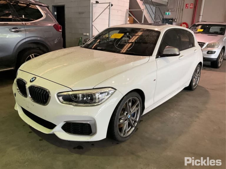 2016 BMW 1 SERIES F20, HATCH, RH REAR, ASSY (BELT AND STALK), 06/11-05/19 SEAT BELT STALK