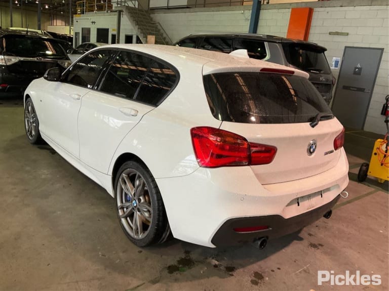 2016 BMW 1 SERIES F20, HATCH, RH REAR, ASSY (BELT AND STALK), 06/11-05/19 SEAT BELT STALK