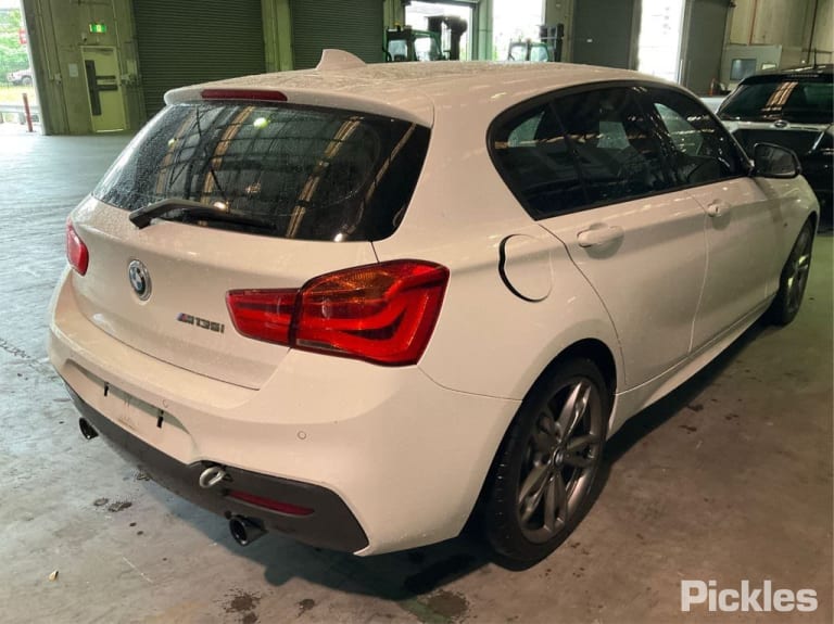 2016 BMW 1 SERIES F20, HATCH, RH REAR, ASSY (BELT AND STALK), 06/11-05/19 SEAT BELT STALK