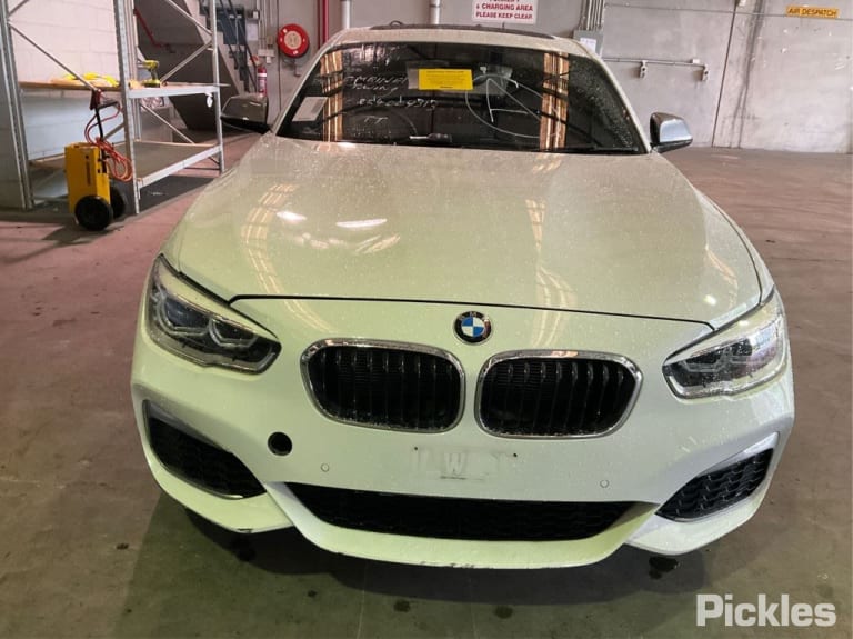 2016 BMW 1 SERIES F20, HATCH, RH REAR, ASSY (BELT AND STALK), 06/11-05/19 SEAT BELT STALK