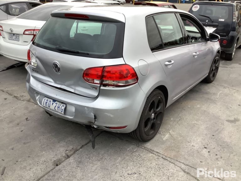 2011 VOLKSWAGEN GOLF GEN 6, PAIR, HATCH/WAGON, BLACK, 12/08-03/13 1K0857551N 1K0857552K SUNVISOR
