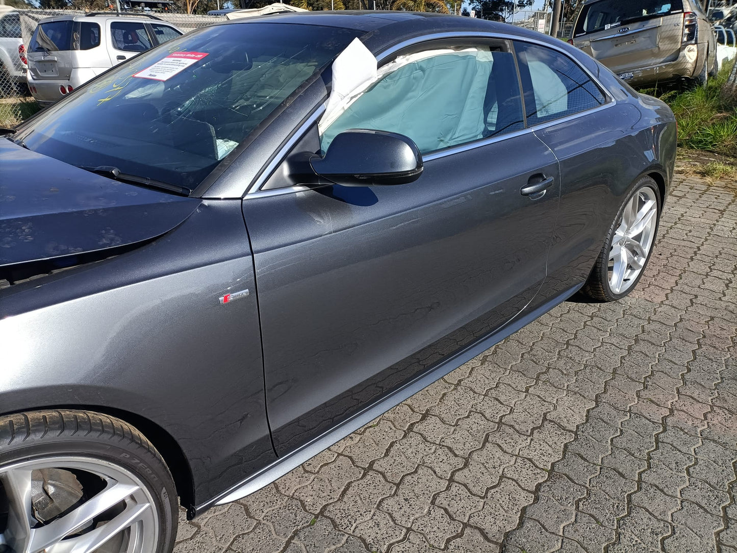 2015 AUDI A5/S5 8T, PAIR, 10/11-11/16 8U0857551 8U0857552H SUNVISOR