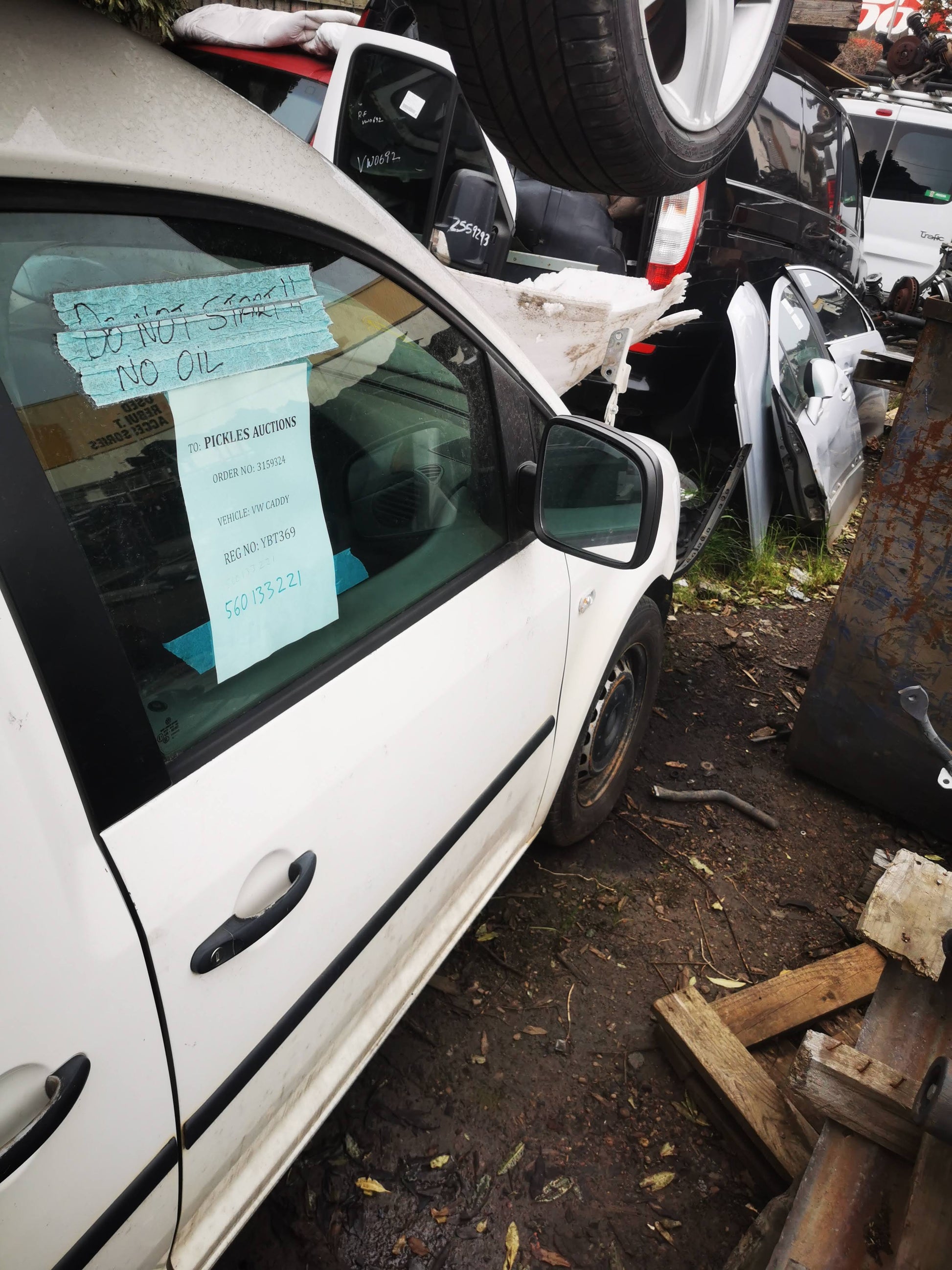 2007 VOLKSWAGEN CADDY RIGHT REAR DOOR SLIDING LOCK, 2K, 12/04-06/15 2K0843654BD DOOR BOOT GATE LOCK