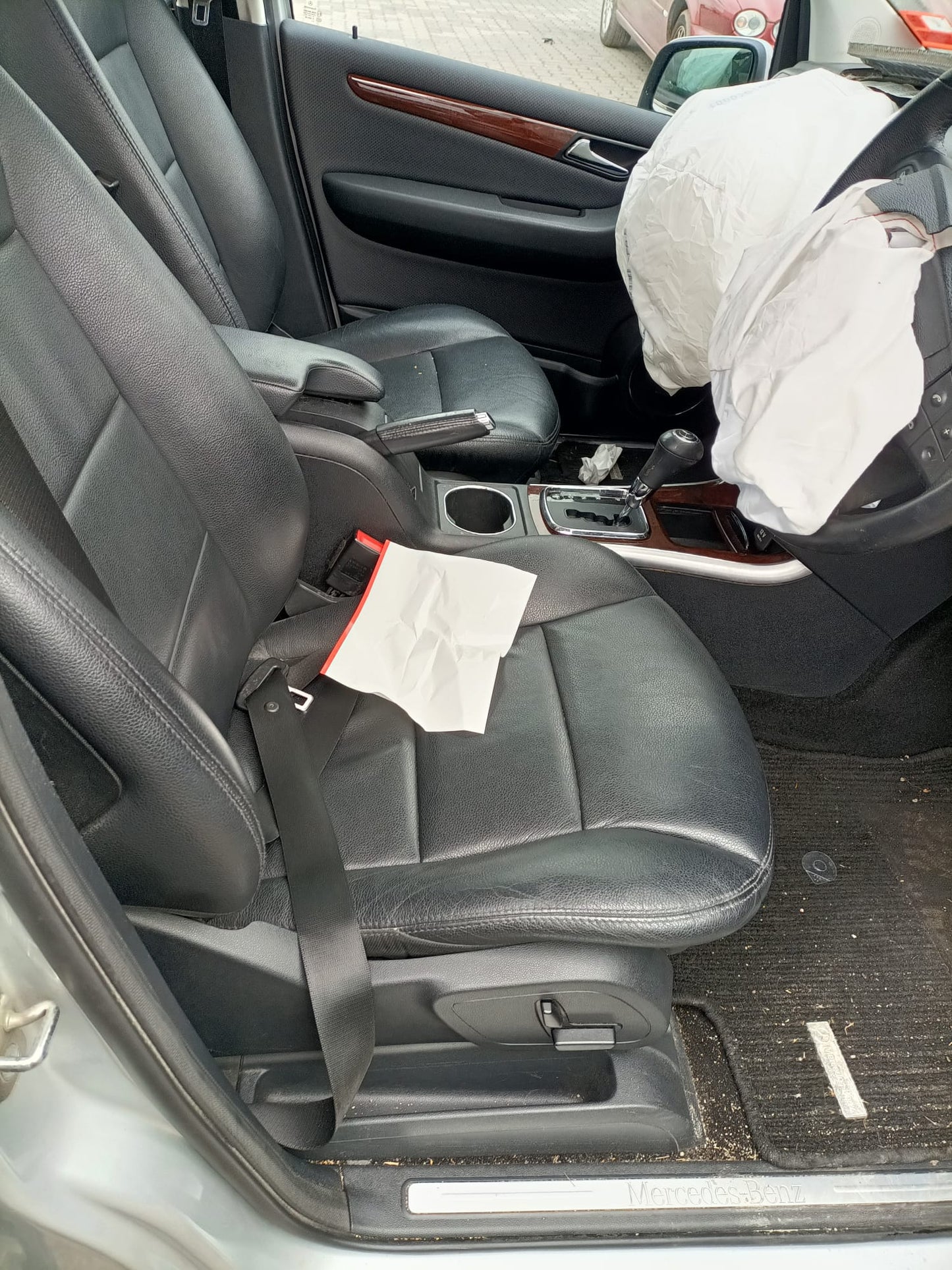 2011 MERCEDES B CLASS W245, PAIR, 11/05-06/11 A1698101510 A1698101610 SUNVISOR