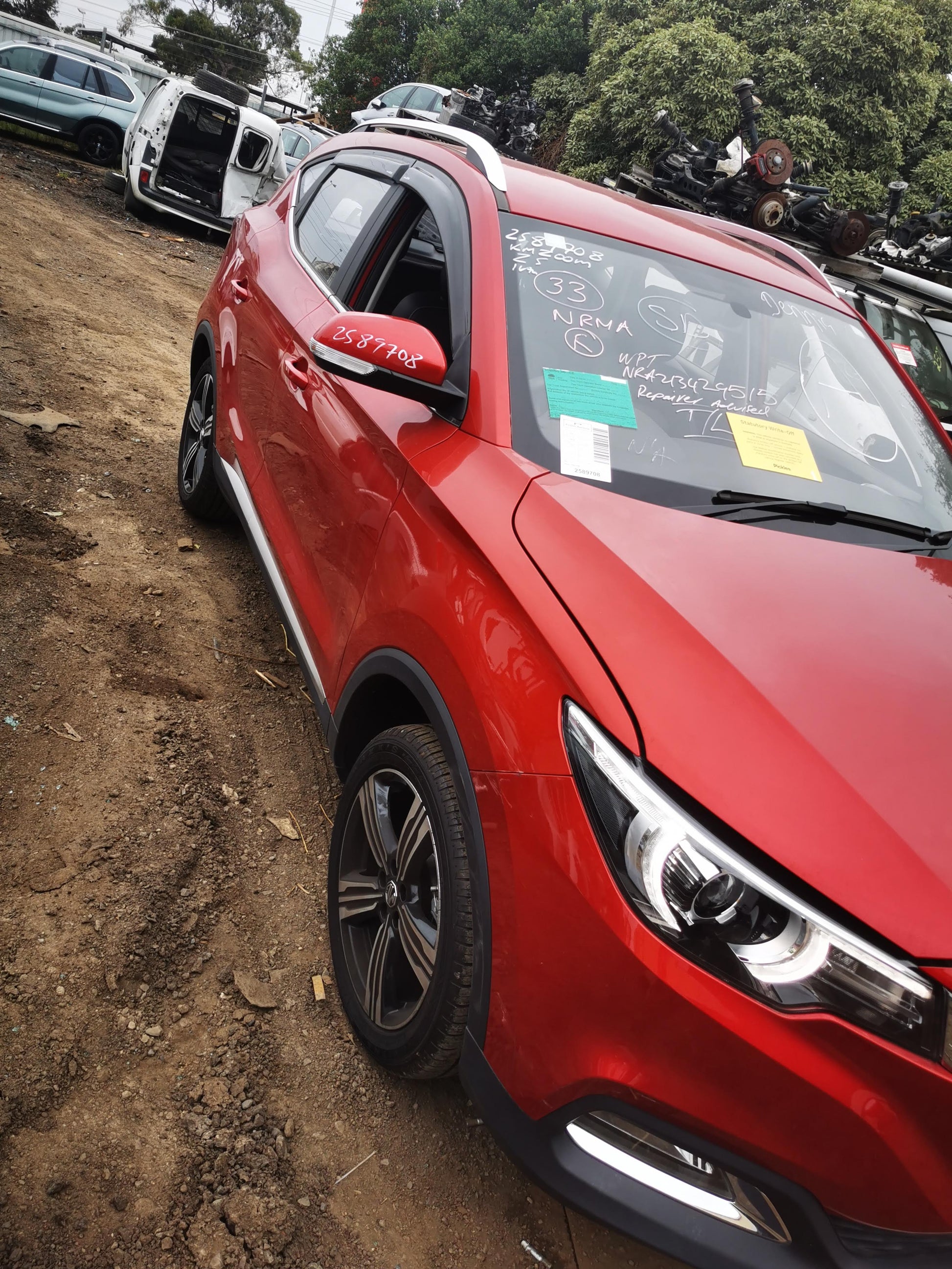 2019 MG ZS POWER, HEATED, BODY COLOUR, NON CAMERA, NON BLIND SPOT TYPE, AZS1, 09/17-  RIGHT DOOR MIRROR