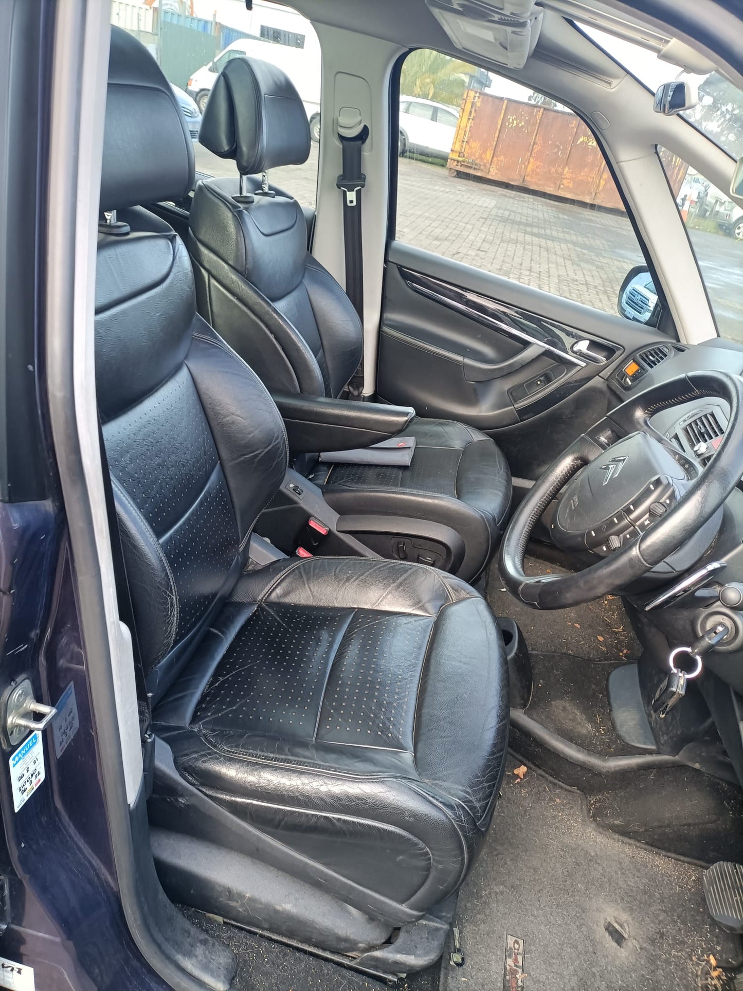 2007 CITROEN C4 STEERING WHEEL, PICASSO, 05/07-12/13 4112JL RIGHT AIRBAG