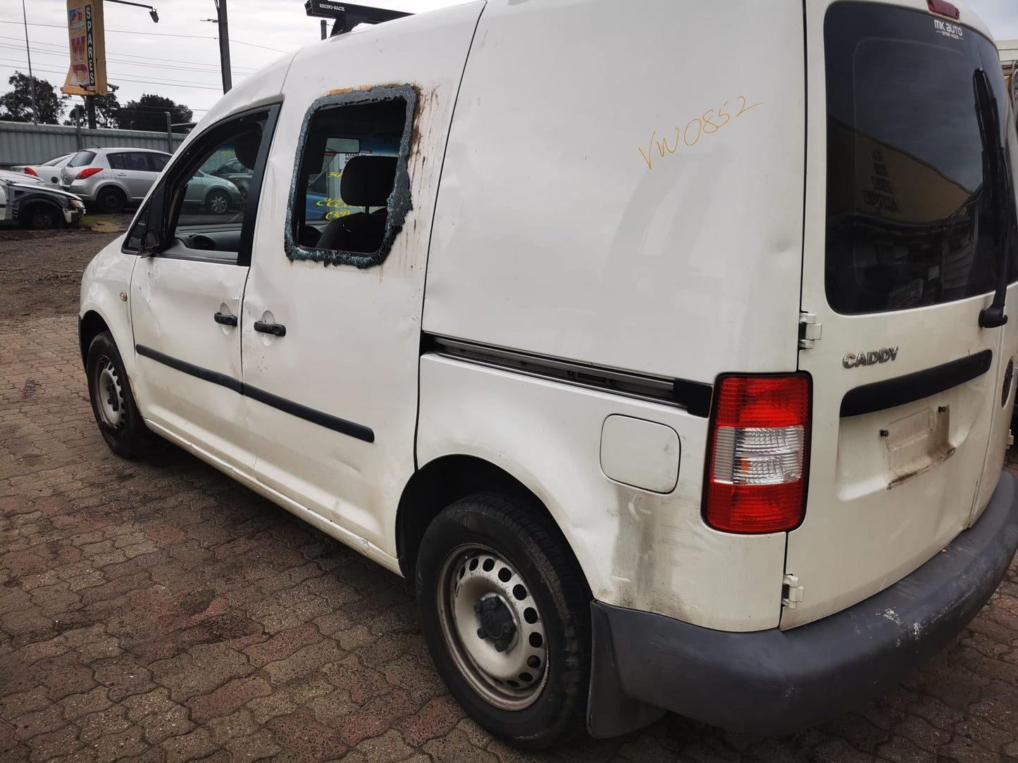 2008 VOLKSWAGEN CADDY 2K, ON MOTOR P/N 1K0614517AE, 12/04-08/10 1K0614517AE ABS PUMP MODULATOR