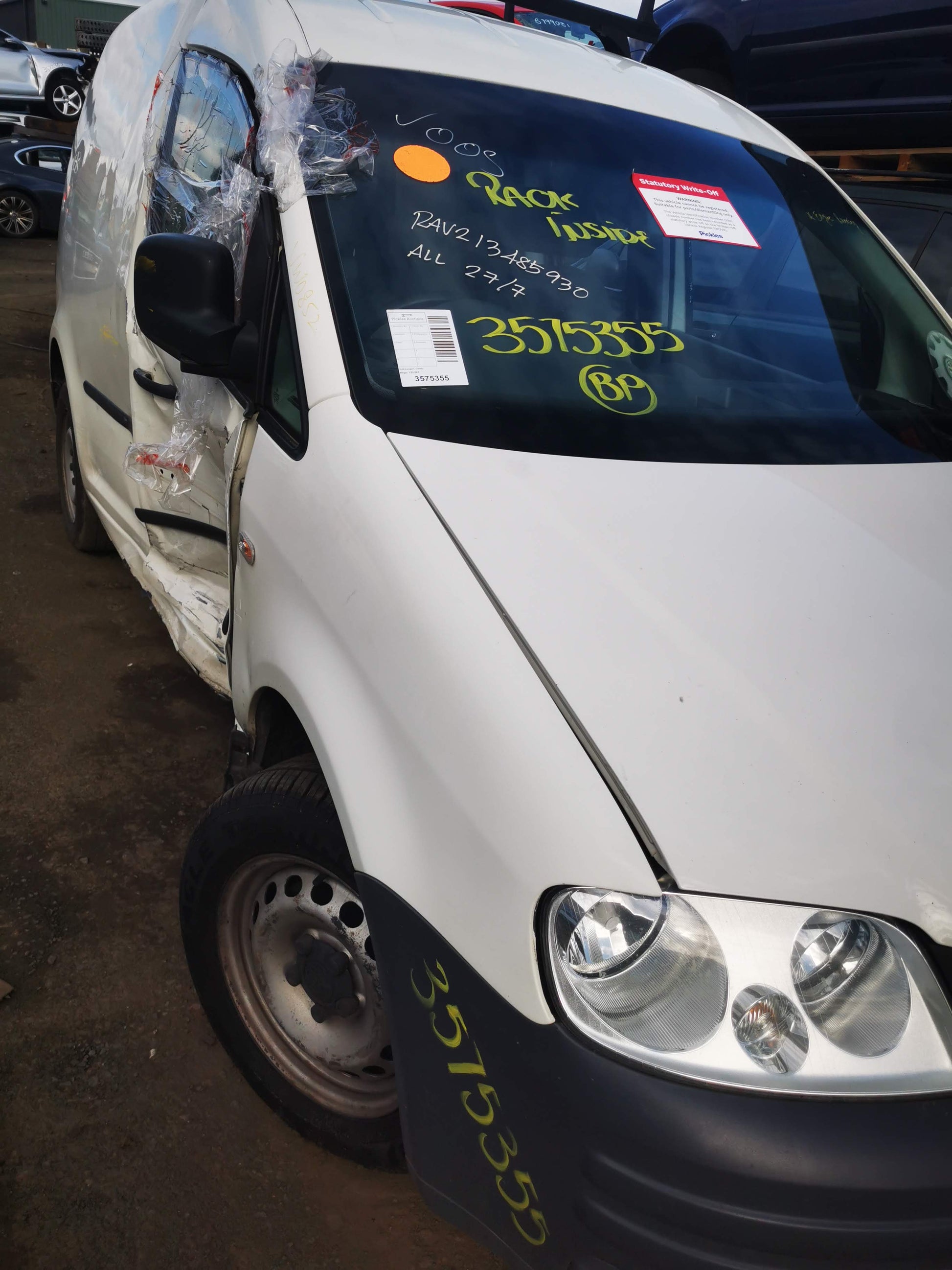 2008 VOLKSWAGEN CADDY 2K, ON MOTOR P/N 1K0614517AE, 12/04-08/10 1K0614517AE ABS PUMP MODULATOR