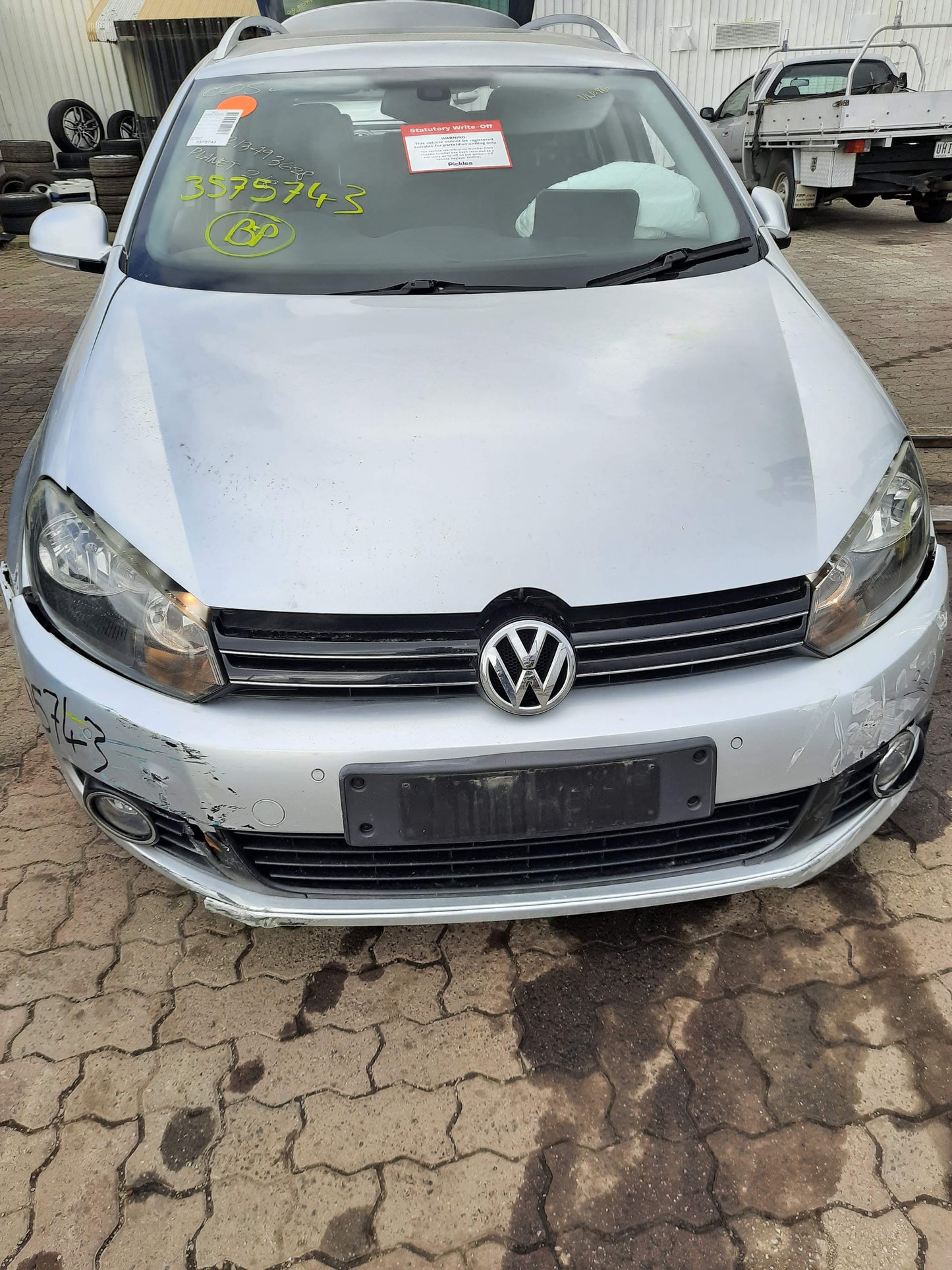 2010 VOLKSWAGEN GOLF DOWNPIPE-CAT TYPE, 1.4, PETROL, CTHD/CAVD CODE, GEN 6, 12/08-01/16 1K0254200RX CATALYTIC CONVERTER