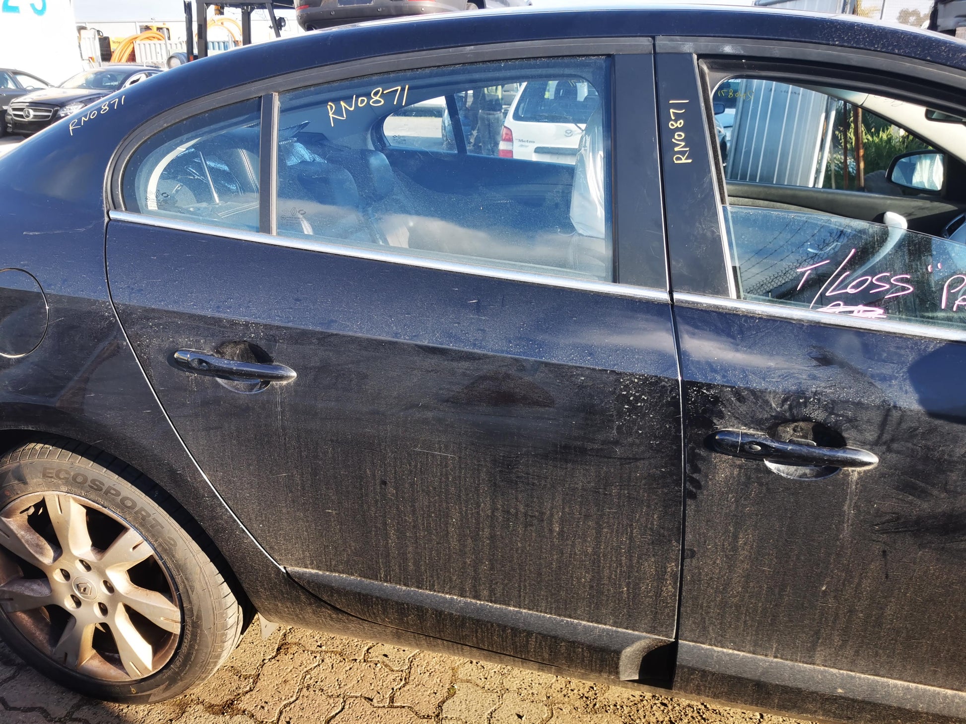 2011 RENAULT FLUENCE LEFT FRONT DOOR LOCK, X38, 09/10-08/13 805032702R DOOR BOOT GATE LOCK